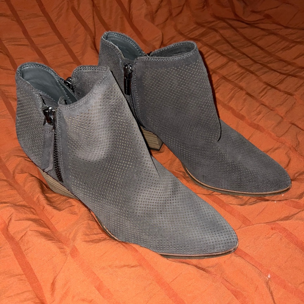 Vince Camuto Gray Ankle Boots